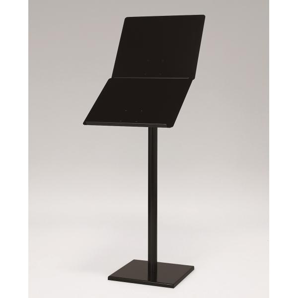 ●1本脚の2段メニュースタンド　アジャスター付きで安定感抜群。●狭い店頭でも効果的な訴求ができます。●別売りのプレート（ファイル）で1台3役の情報発信が可能。外寸法：450×1350×449〜575有効画面寸法：450×388重量：12.0...