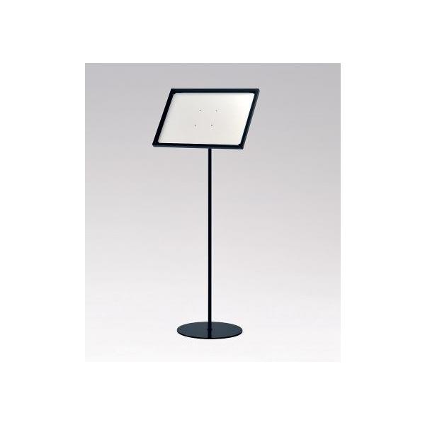 ●1台でタテ・ヨコ・角度を調整して使えるフロアスタンド。●入れ替え簡単な4辺開閉式のスリムフレーム。●お手頃価格、飲食店・物販・サービス施設で使えます。用紙寸法：A3（297×420）外寸法：437×1167×300有効画面寸法：284×4...