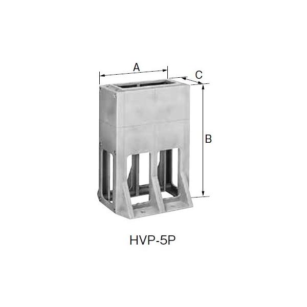 日東工業 一部予約 Hvp 3p 高密度ポリエチレン製ペデスタルベース