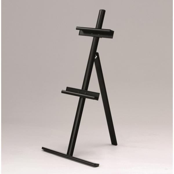 ●総高さ1m未満、低床用、超シンプルなアルミイーゼル。●A1・B2パネルを掲示できます。＝仕様＝対応サイズ：A3・B3・A2・B2・A1　パネル厚30mmまで本体：アルミ押出材　ツヤ無しアルマイト仕上重量：1.6kg静止安全荷重：5kgまで...