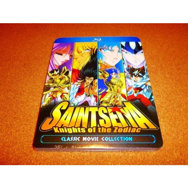 【並行輸入品】新品BD　聖闘士星矢　劇場版4作品BOXセット　北米版　国内プレイヤーOK