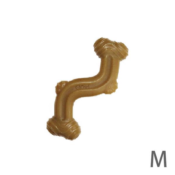 思いっきり噛みたい愛犬も大満足の硬くて丈夫なボーンです。噛みやすいデザインとチキンフレーバー付きで、無毒性の素材を使用しており細かく削れて安心です。サイズ：高さ13.7cm×幅6.7cm×奥行3.6cm重　さ：67g材　質：ナイロン、チキン...