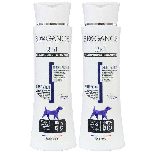 BIOGANCE シャンプー2本・コンディショナー 250ml 2本 BIOGANCE（バイオガンス） 2in1コンディショニングシャンプー 250ml 2