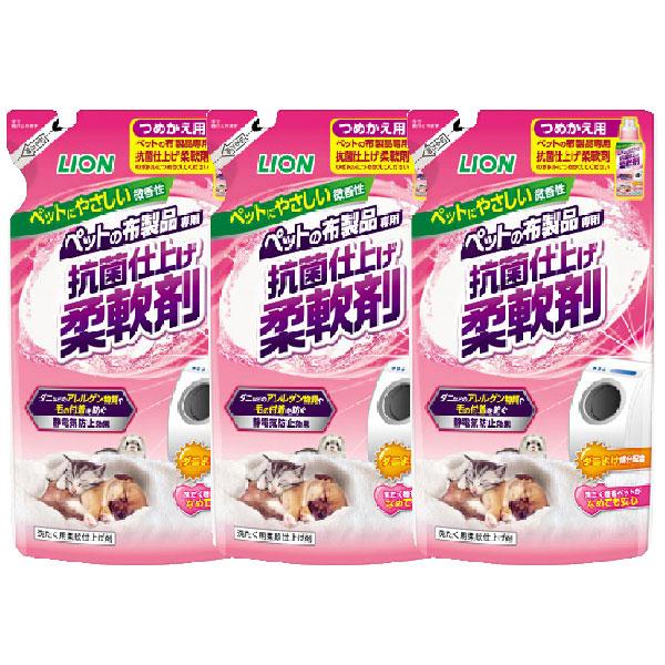 タオル、マット、ベッドなどのお洗濯のすすぎ時に使用すると、抗菌仕上げで清潔が続きます。洗たく物をペットがなめても安心。ダニなどのアレルゲン物質や毛の付着を防ぐ静電気防止効果。ペットにやさしい微香性、グリーンフローラルのマイルドな香り。【表示...