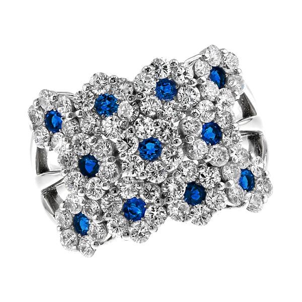 アウイナイト リング 0.24ct(Total) ダイヤモンド1.66ct(Total 
