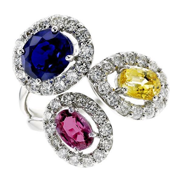 }`J[ Tt@CAO 1.845ct/0.788ct/0.655ct v`i Pt ӕʏt Tt@CA O w J[Xg[ F