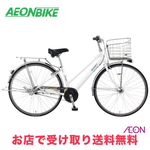 【直接取引限定】マルキン自転車 スワンキーベルトシティE ホワイト 内装3段変速 スワンキーベルトシティ - MARUKIN
