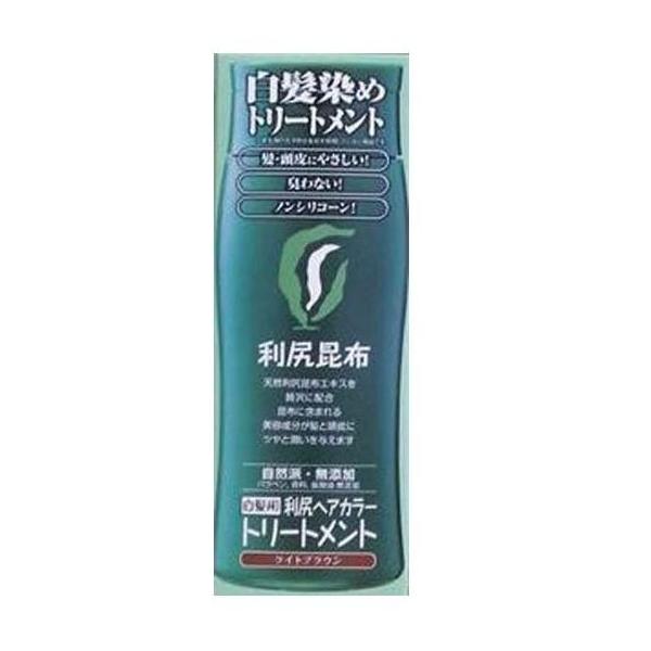 高い素材 利尻昆布ヘアカラートリートメント ブラック 200ｍｌ×４本