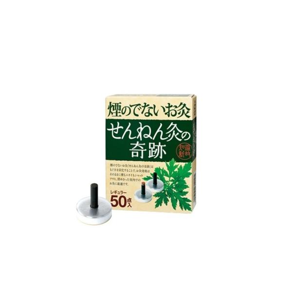煙のでないお灸 せんねん灸の奇跡 レギュラー 50点入」の人気