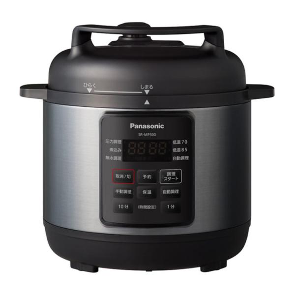 他サイト： パナソニック　電気圧力鍋　SR-MP300-Kの商品画像