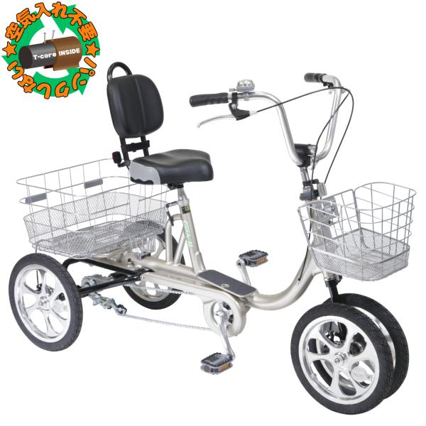 パンクしない 乗り手に優しい四輪自転車 転ばぬ先のエアロ
