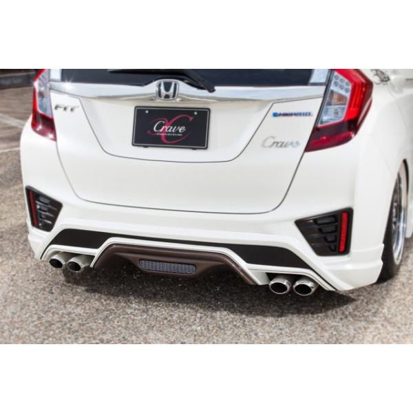 Crave｜フィット3 GP5/6、GK3〜6 左右出しデュアルマフラー :cr-gp5