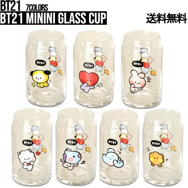 BT21 minini Glass Cup【BT21公式グッズ】公式グラス グラスマグ