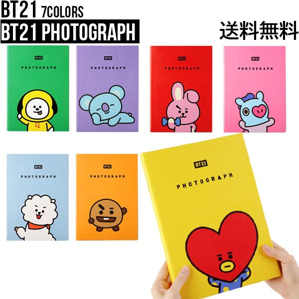 BT21 Photograph【送料無料】ハードカバー アルバム アルバム写真入れ 写真ケース フォトアルバム フォト BT21 BT21公式グッズ 公式グッズ