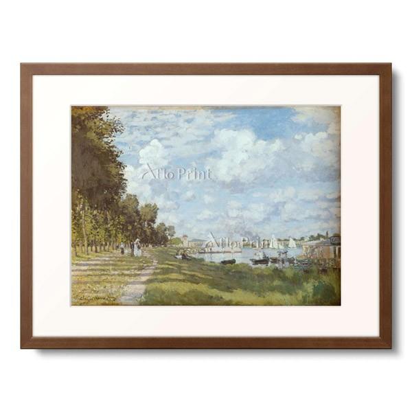 クロード・モネ Claude Monet 「River Landscape at Argenteuil. About