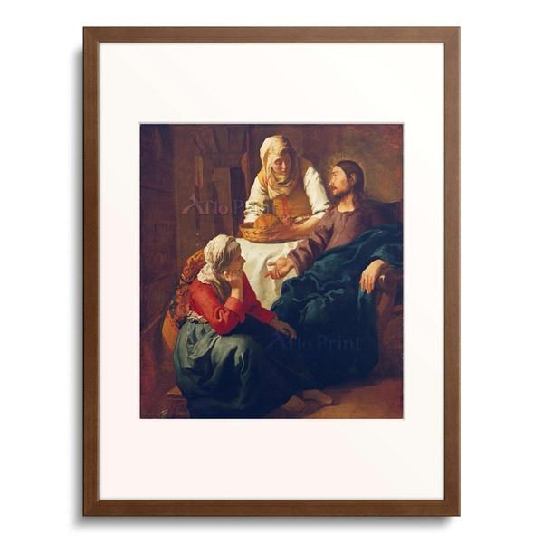 フェルメールの絵画[マリアとマルタの家のキリスト]