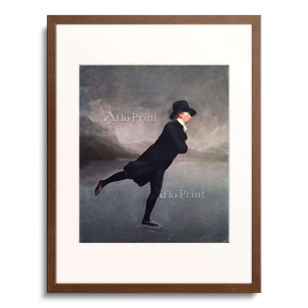 ヘンリー・レイバーン Sir Henry Raeburn 「Reverend Robert Walker skating on Duddingston Loch. 1795」