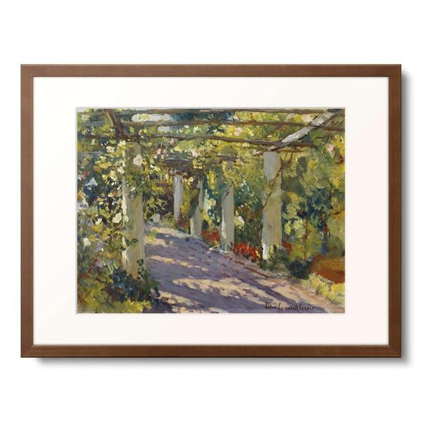 コリン・キャンベル・クーパー Colin Campbell Cooper 「Sun Dappled Garden With Trellis.」