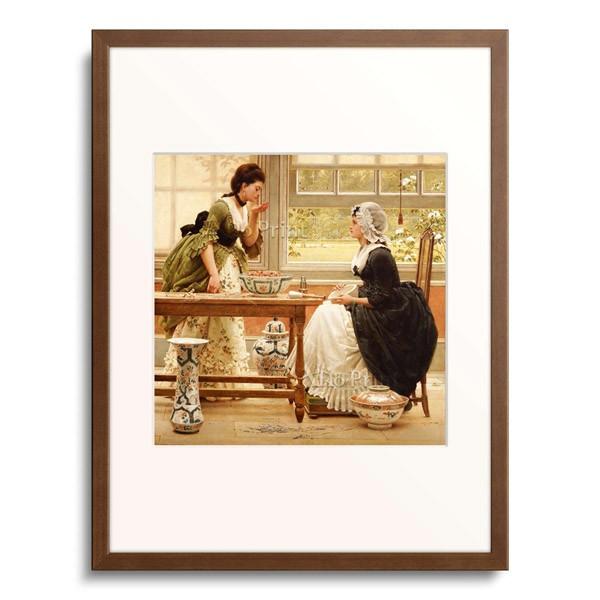 ジョージ・ダンロップ・レスリー作『ポプリ』の額入りアートプリント George dunlop leslie - Etsy 日本 絵画