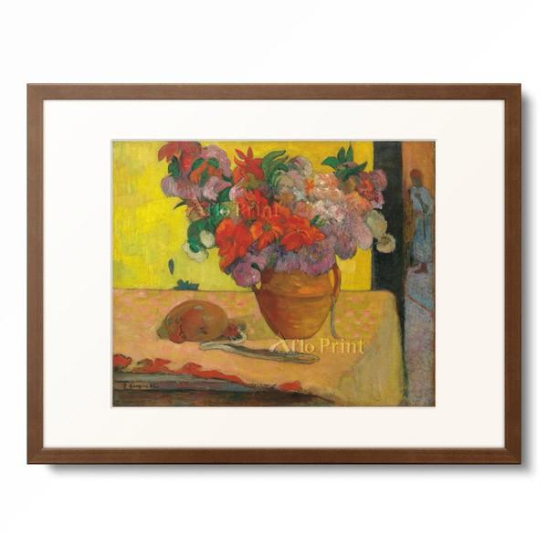 ポール・ゴーギャン Eugene Henri Paul Gauguin 「Flowers in a vase
