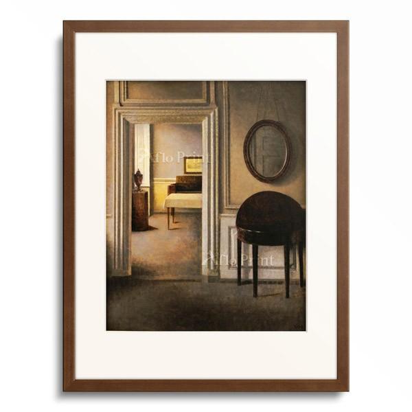 ヴィルヘルム・ハンマースホイ Vilhelm Hammershoi 「The Music Room