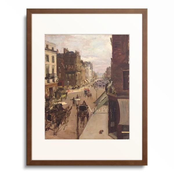 ジャック＝エミール・ブランシュ Jacques-emile Blanche 「A Street Scene in London.」