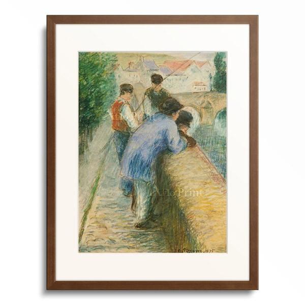 カミーユ・ピサロ Camille Pissarro 「Fishermen. 1875」 : アフロ