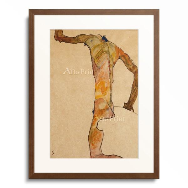 エゴン・シーレ Egon Schiele 「Male Nude. 1910」 : アフロプリント