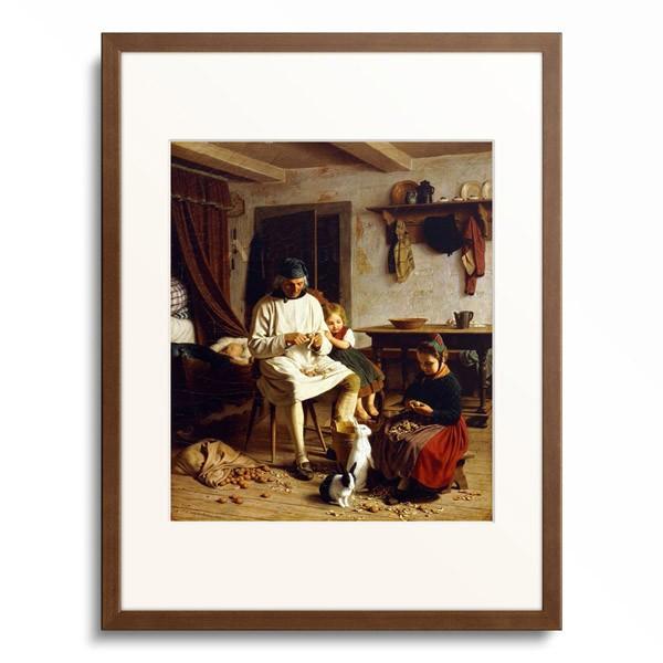 フリードリヒ・エドゥアルド・マイヤーハイム Friedrich Eduard Meyerheim 「Family Chores. 1859」