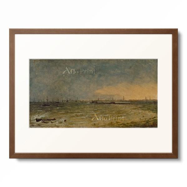 Thomas Fearnley 「Copenhague seen from the Sea. Around 1832」