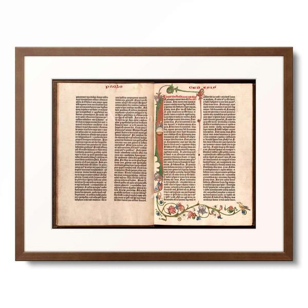 ヨハネス グーテンベルク Johannes Gensfleisch Zur Laden Zum Gutenberg グーテンベルク聖書 The Gutenberg Bible Ap アフロプリント 通販 Yahoo ショッピング