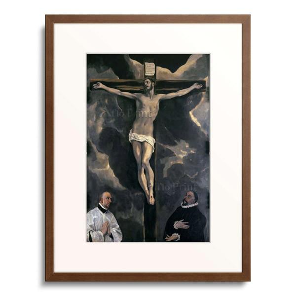 エル・グレコ El Greco 「キリストの磔刑と2人の寄進者
