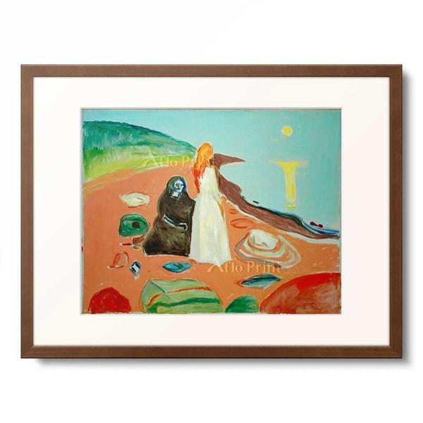 エドヴァルド・ムンク Edvard Munch 「Zwei Frauen am Strand」