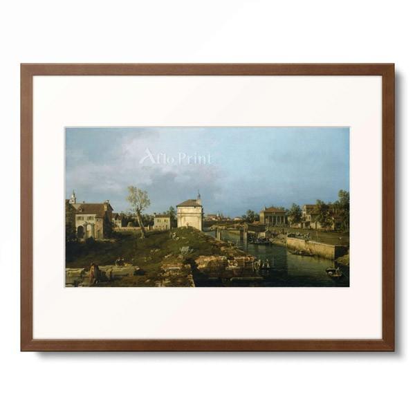 カナレット Canaletto (Giovanni Antonio Canal) 「The Porta Portello, Padua, ca. 1741」