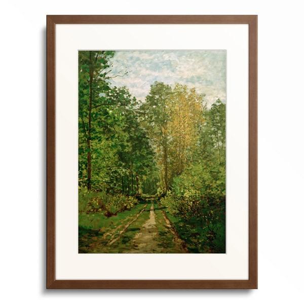 クロード・モネ、Road in the Forest of Fontainebl Forest Path (Forest of Fontainebleau), 1865 | クロード・モネ