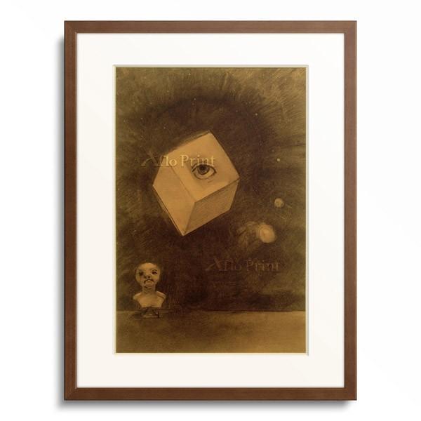 オディロン・ルドン Odilon Redon 「Le Cube (Wurfel), 1880