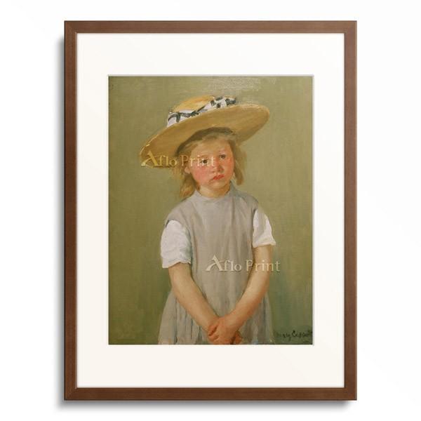 メアリー・カサット Mary Stevenson Cassatt 「Child in a Straw
