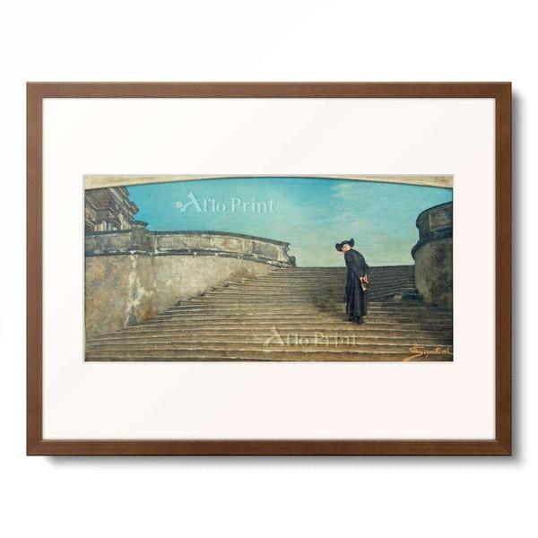 ジョヴァンニ・セガンティーニ Giovanni Segantini 「A messa prima