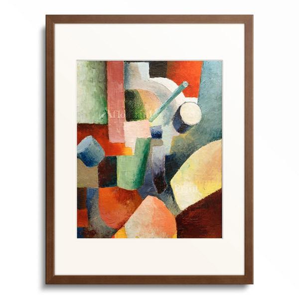 アウグスト・マッケ August Macke 「Farbige Formenkomposition