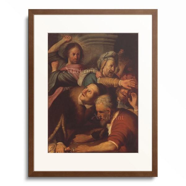 レンブラント・ファン・レイン Rembrandt Harmenszoon van Rijn 「Jesus drives out the Money-changers from the Temple」