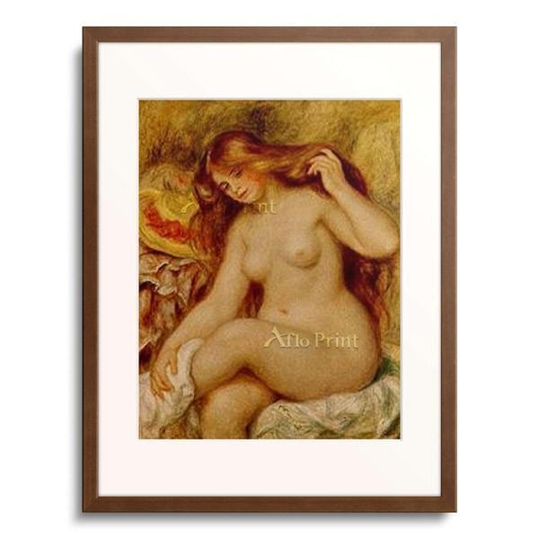 ピエール オーギュスト ルノワール Pierre Auguste Renoir 足を組む裸婦と帽子 ブロンドの髪の浴女 座る裸婦 Die Rothaarige Badende Ap アフロプリント 通販 Yahoo ショッピング