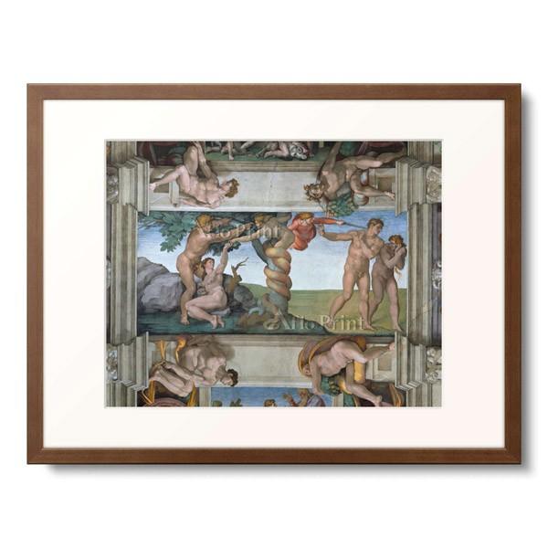 ミケランジェロ・ブオナローティ Michelangelo di Lodovico Buonarroti Simoni 「Fall of mankind and expulsion from paradise.」