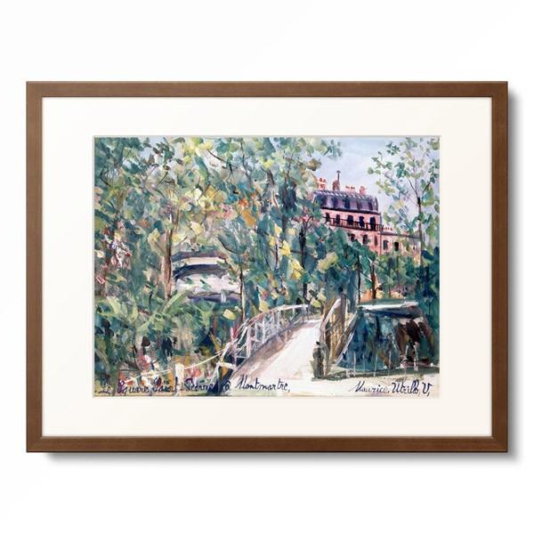 Amazon.co.jp: 絵画 世界の名画 モンマルトルの風車 モーリス