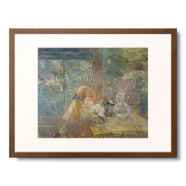 ベルト・モリゾ Berthe Morisot 「On the Veranda. 1884」 : アフロ