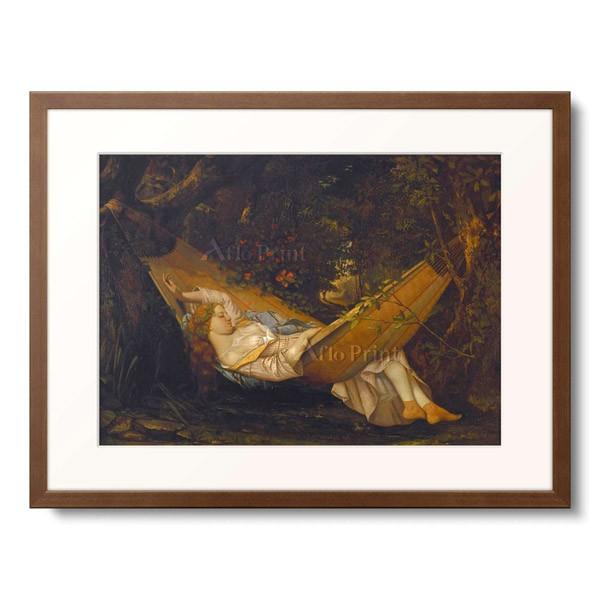 ギュスターヴ・クールベ Gustave Courbe 「The hammock. 1844