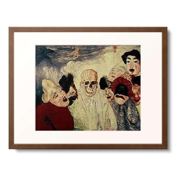 ジェームズ・アンソール James Ensor 「Masks and Death. 1897
