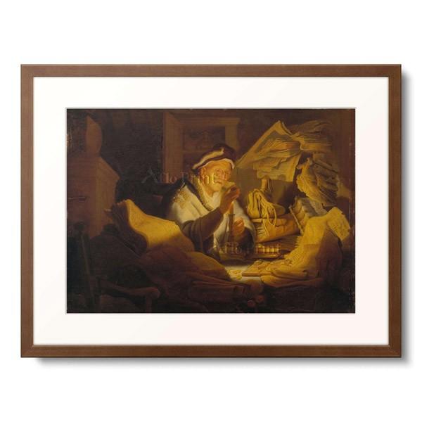 レンブラント・ファン・レイン Rembrandt Harmenszoon van Rijn 「The Parable of the rich man (The money changer). 1627.」