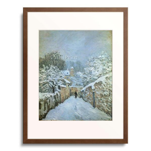 アルフレッド・シスレー Alfred Sisley 「Snow at Louveciennes. 1878