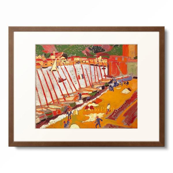 アンドレ・ドラン Andre Derain 「Small harbour near Collioure 