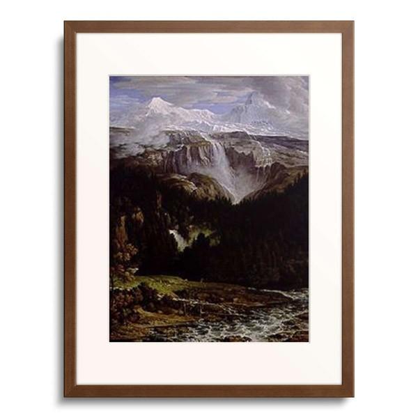 ヨーゼフ・アントン・コッホ Joseph Anton Koch 「Schmadribachfall im Lauterbrunnen-Tal. 1811.」